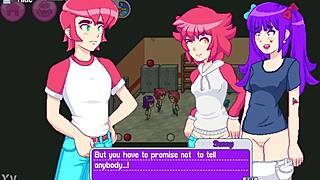 Step Sister And Friend Threesome With Bro!