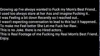 fucking my real mom's best friend hard!