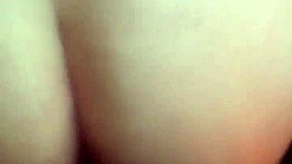 White BBW takes backshots bent over, ending with cumshot