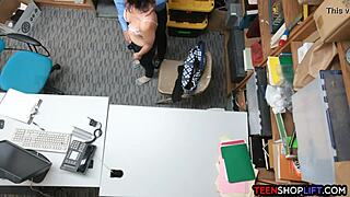 Teen shoplifter blows security guard