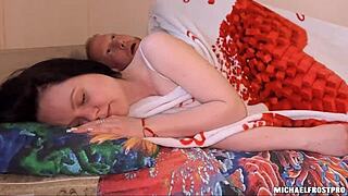 My maternal cousin didn't expect that rough fuck in her bed!