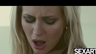 Lesbian Beauties Play Strap On Sex