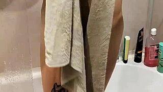 My step sister let me watch her shower she loves being watched a voyeurs dream id like to fuck her