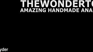 Whore Gets Impaled On Monster Dildo From Thewondertoys, With Anal Fisting