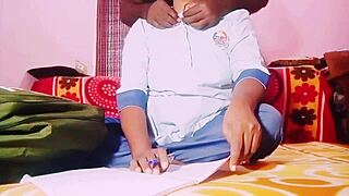 Indian Teen Feels Dirty Talk Passion Fucking Uncle with Big Boobs