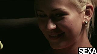 Lesbian Beauties Play Strap On Sex