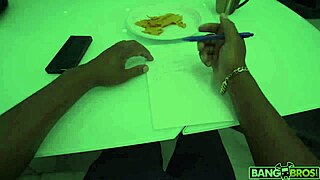 Eden West Sucks Jonathan Jordan's Big Cock for Cum