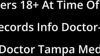 mira monroe's relaxed gynecology session with dr tampa backstage