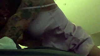 I'm having a pink satin orgasm with my dildo