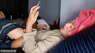 Eat my big swollen pussy, you horny guy!