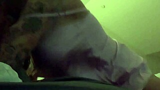 I'm having a pink satin orgasm with my dildo