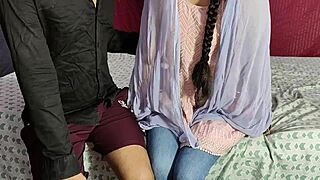 cheating with hot virgin redhead step sis, kissing and ass play 😏