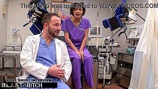 Student Jackie Banes Gets Busted, Spreading Pussy For Blowjob And Gagging