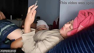 Eat my big swollen pussy, you horny guy!