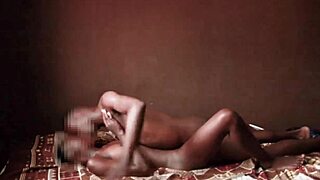 Intense fantasy encounter with monster cock pounding wet pussy in doggystyle. Small tits bounce wildly.