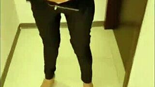 Homemade beach walk turns into big cock insertion for busty brunette 😍