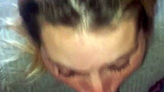 this blowjob is the last one, cum covered and deep