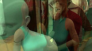 Redhead femdom humiliates in anal sex and blowjob bdsm scene