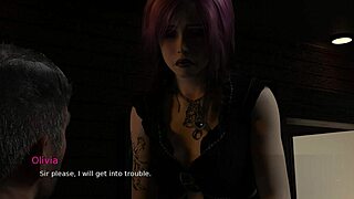 Redhead femdom humiliates in anal sex and blowjob bdsm scene