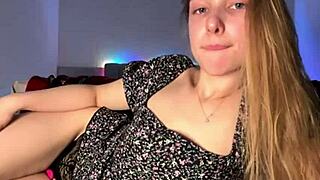 Fingering tight pink pussy intensely