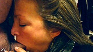 Kay, the hotwife milf, gets involved in some cuckold action with her old husband watching.