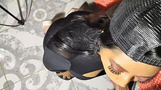 Fucking a latina brunettes big ass after the gym