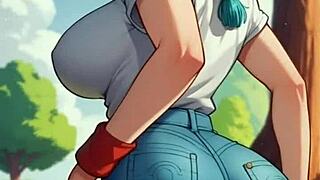 Is Bulma hot in this solo scene?