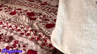 Home alone ebony milf with shaved pussy