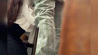 Maestra Mexicana Madura en Sexo Publico con Alumno!