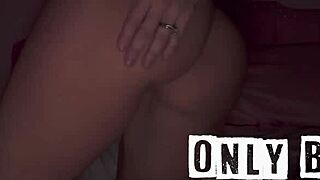 Horny housewife Andi Avalon says, 'Fuck my ass with that BBC in the dark.'