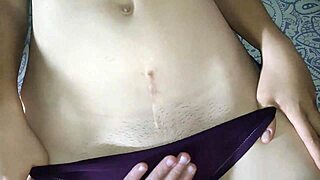 Beautiful Asian Brunette Stops Handjob To Take Cock In Her Asshole