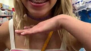 petite teen khloe kapri sucks cock pov and squirts in doggystyle