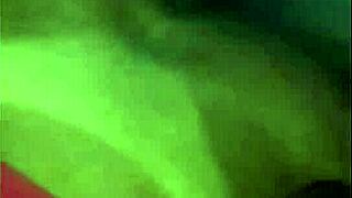 Lene in public square with strangers. She takes abundant release from black guy.