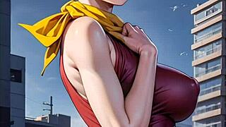 Is Bulma hot in this solo scene?