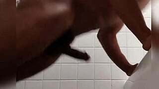 rock hard pushups with big black cock monster cock workout