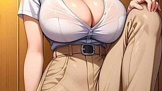 Is Bulma hot in this solo scene?