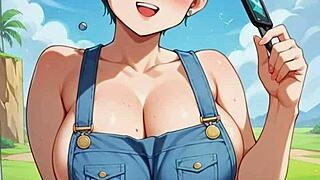 Is Bulma hot in this solo scene?