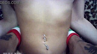 Glasses cam azn blonde meets maxxx loadz behind the scenes porn