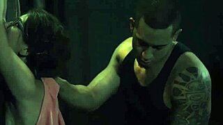 See this nylon feet girl dominated by guys.