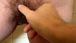 he loves to play with my hairy pussy