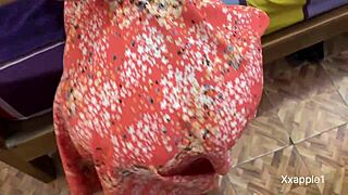 Friend's Wife Has Pretty Boobs! I Love Fucking Her Standing Doggystyle!