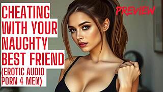 Erotic audio story of fucking your best friend's wife with handjob and assfucking