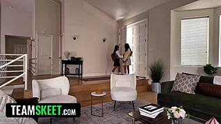 Mixing Up Stepdaughter With Her Nerdy Friend In Threesome