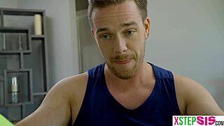 did my tight teen stepsister need help stretching?