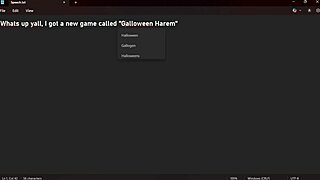 halloween harem 1 porn gameplays with big tits missionary fuck