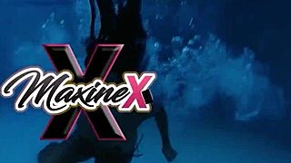 Maxine x shaves pussy before gangbangs!