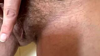 he loves to play with my hairy pussy