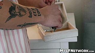 charlie stressed, stepson joshua slobs chores