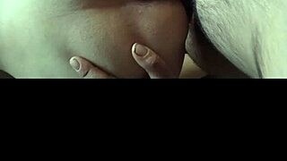 Old Woman Visited by Neighbor in Bedroom