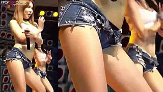 Naughty Kpop Dance by Asian Brunette.